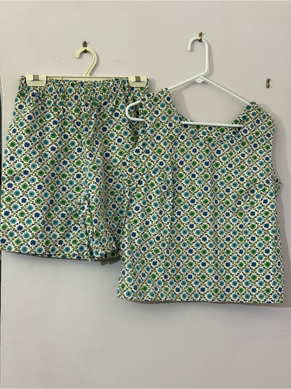 Vintage Homemade Matching Tank & Short Set S/M